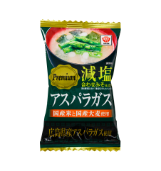 減塩アスパラガス味噌汁