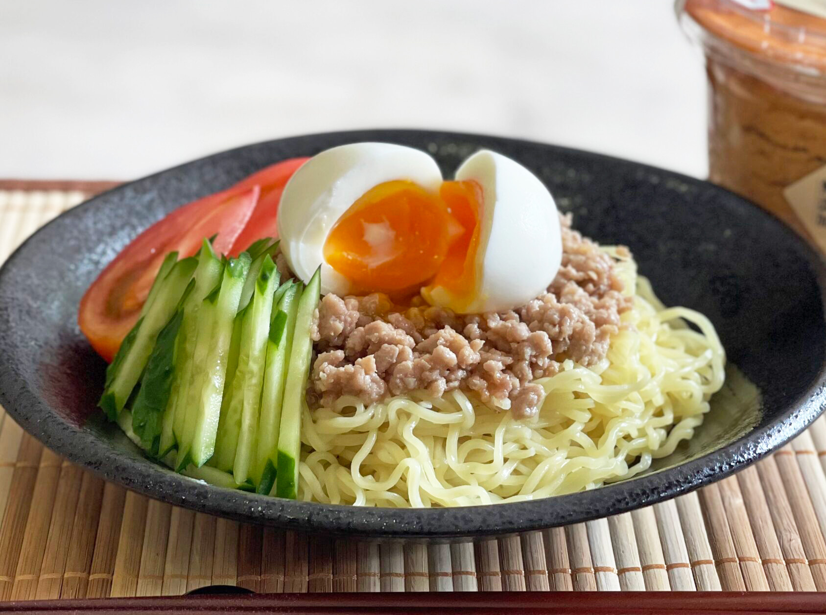 肉みそでつくるジャージャー麺