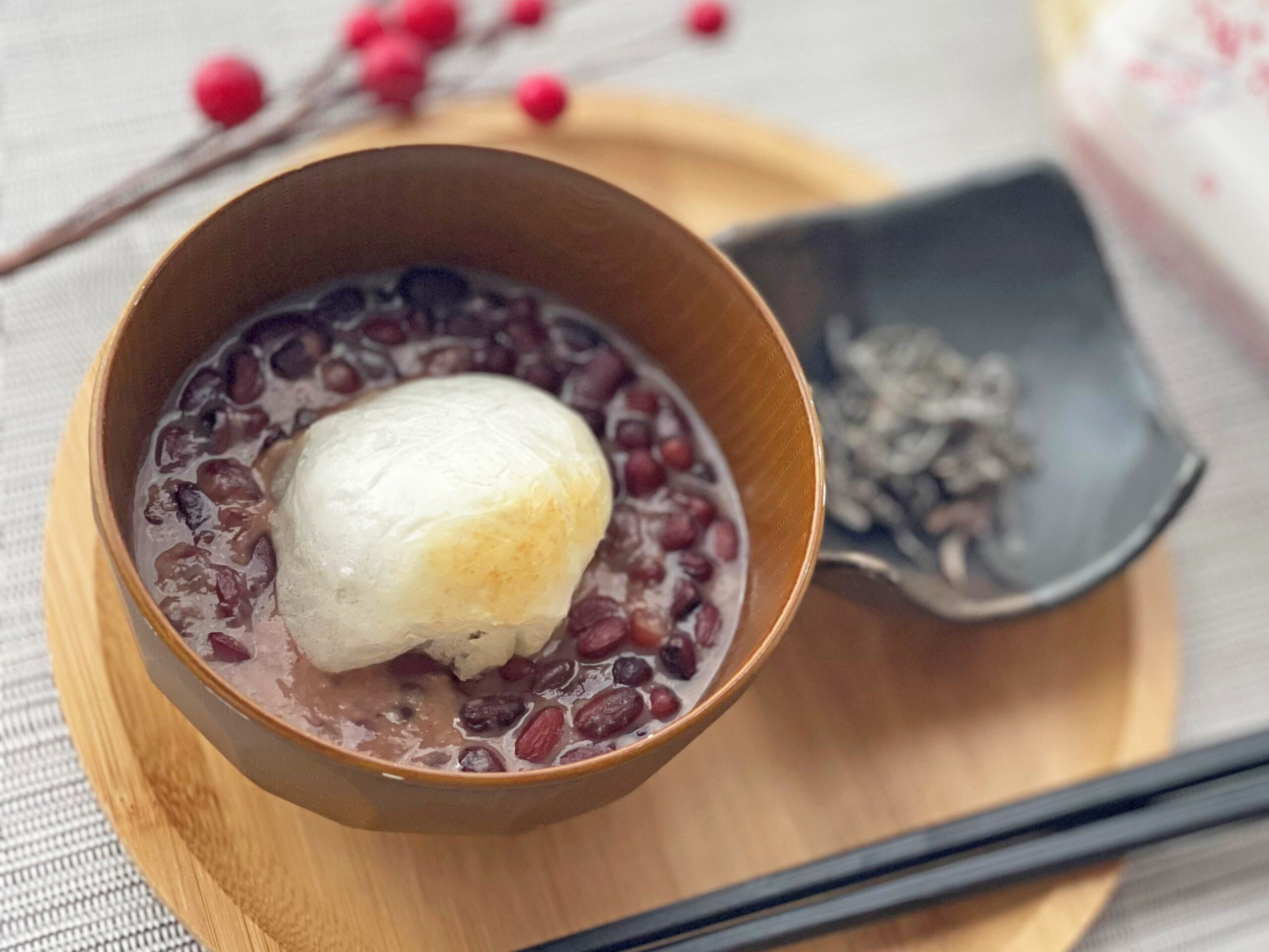 砂糖をつかわない甘酒ぜんざい