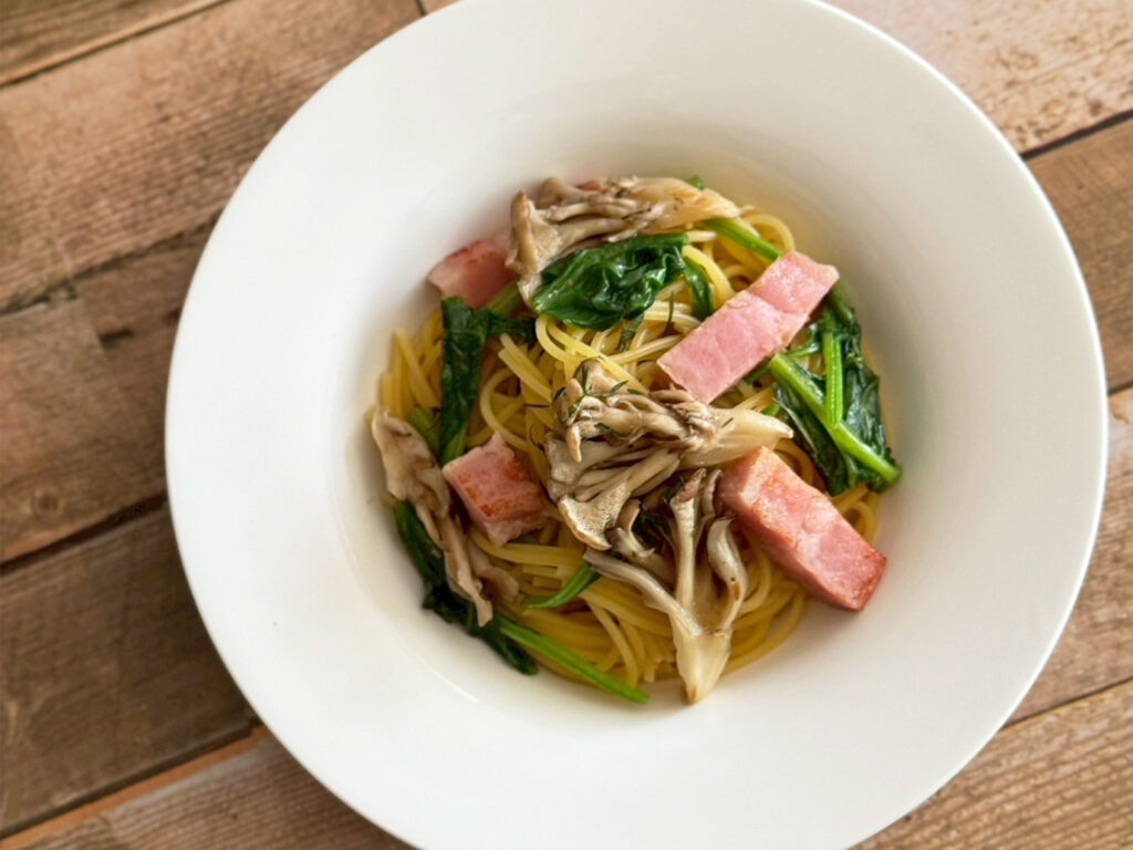 山椒香るピリ辛パスタ
